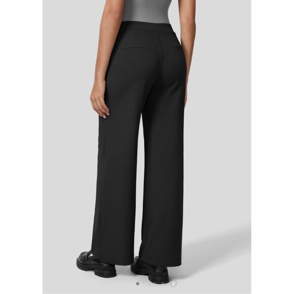 Halara High Waisted Plicated Pocket Straight Leg Work Pants Sz Medium Tall Women - Picture 2 of 11